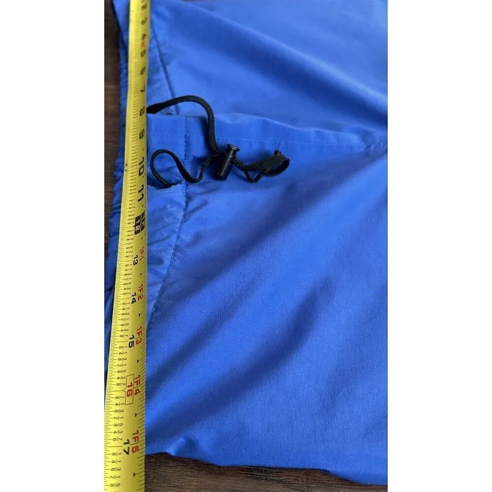Log House Designs Mens Medium Pant Gore-Tex Leg Zip Blue Hiking Outdoor
